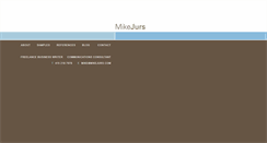 Desktop Screenshot of mikejurs.com